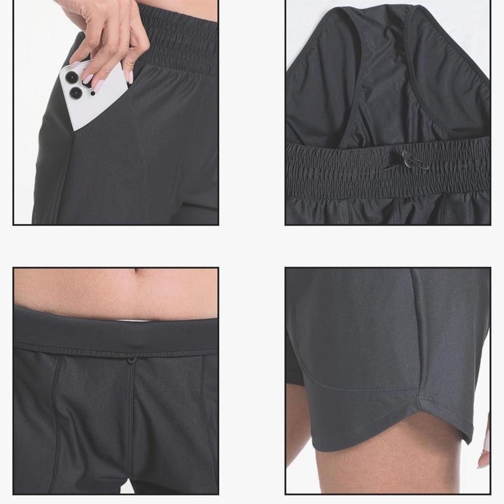 Women's dark charcoal grey Athletic Shorts size XS extra small - Picture 5 of 5